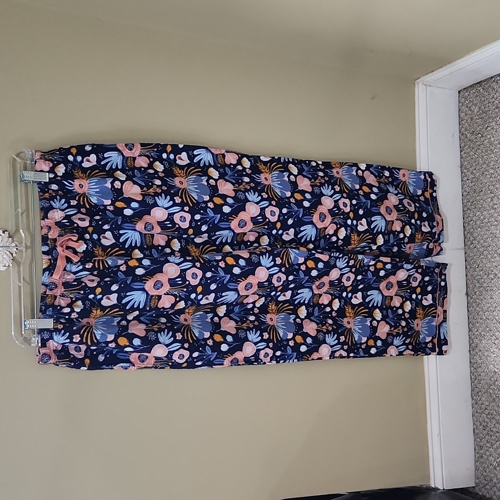 Serra flannel loungewear pajama bottoms large